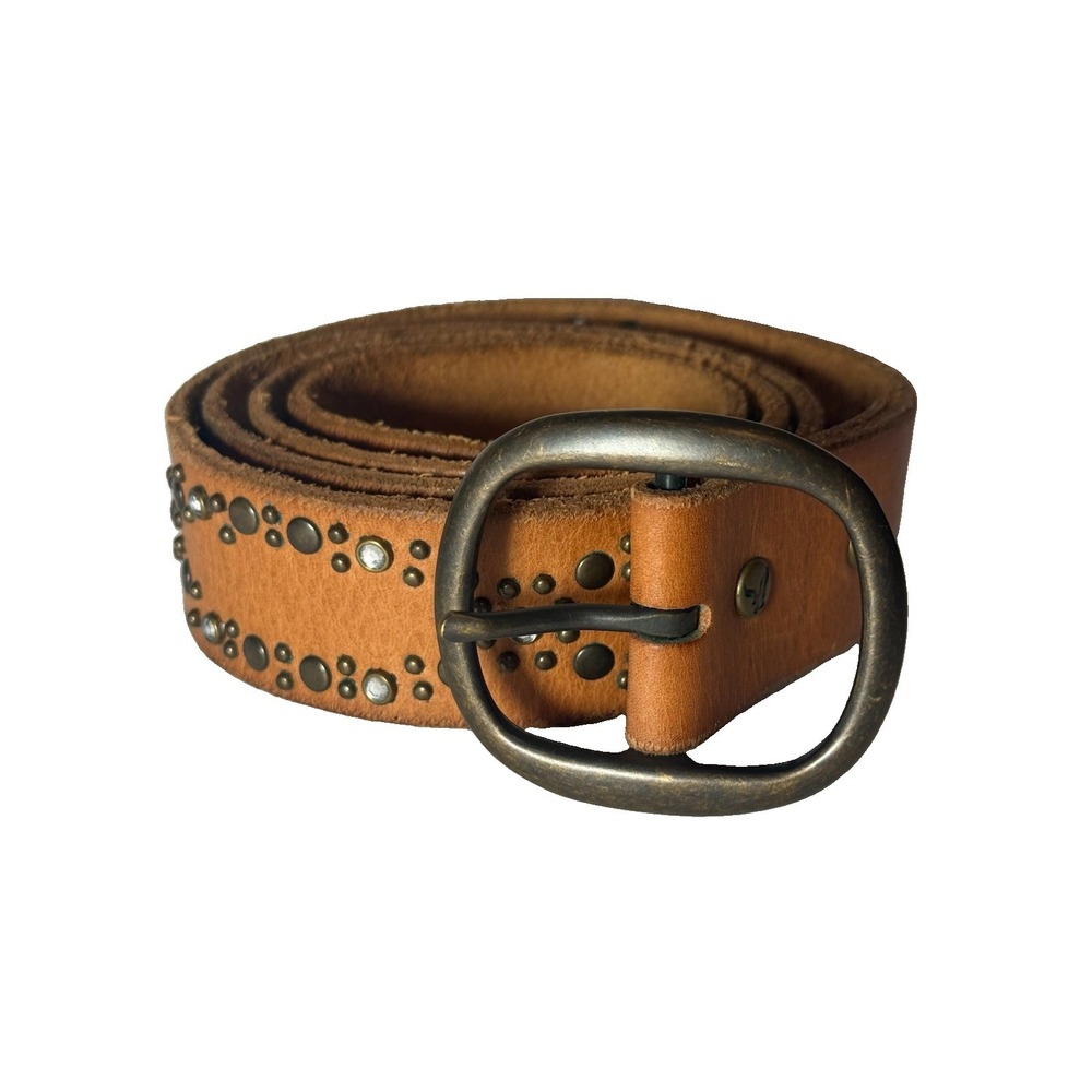 Vintage American Eagle Outfitters studded leather belt XL/16 (fits 44") Boho Y2K